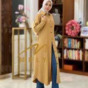 Baju muslim elena long Tunik
