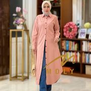 Baju muslim elena long Tunik