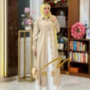 Baju muslim elena long Tunik